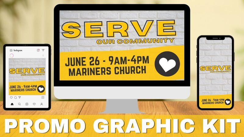 Serve Event Canva Graphics Kit